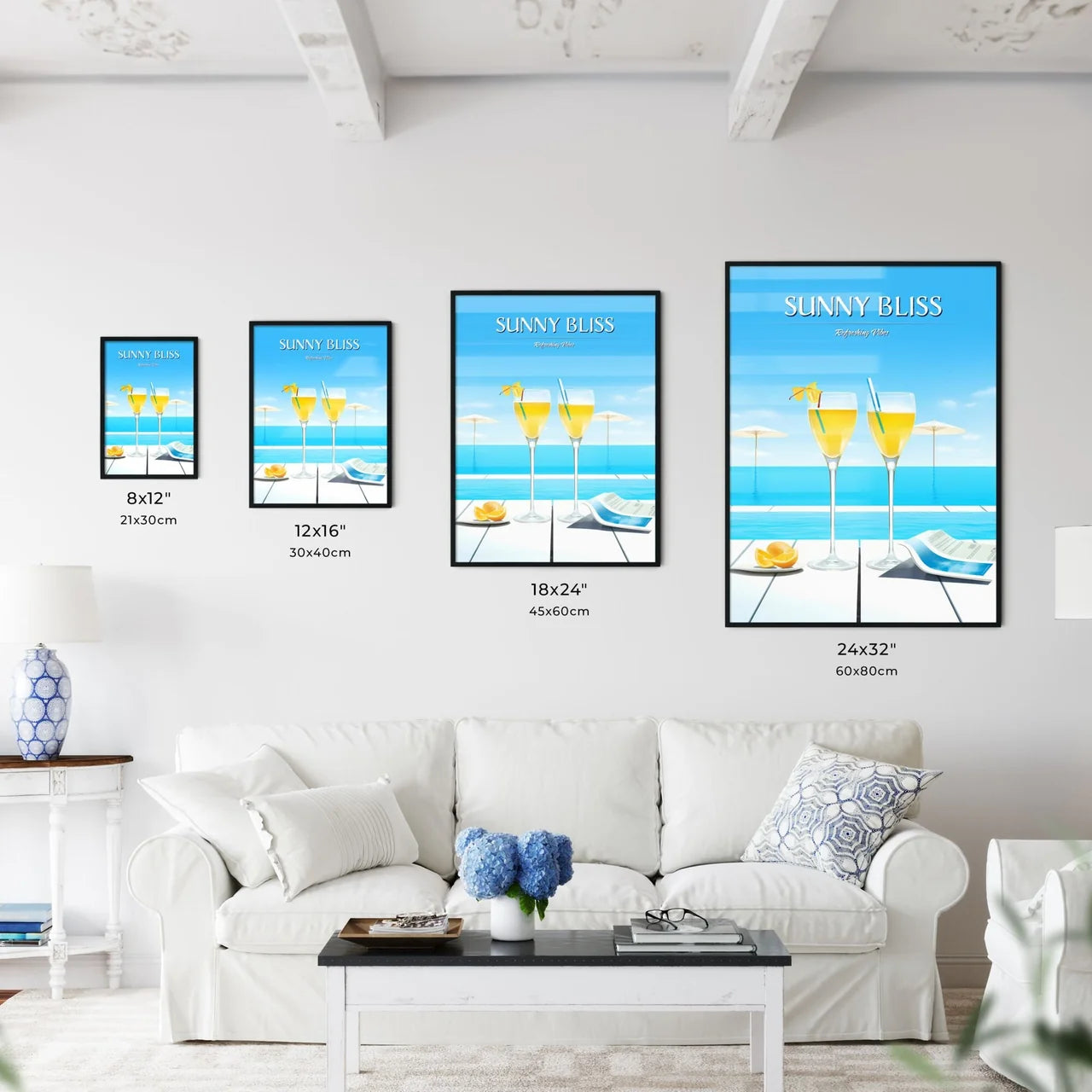 Beach Holidays With Two Cocktails Near Swimm - Kitchen Hangings