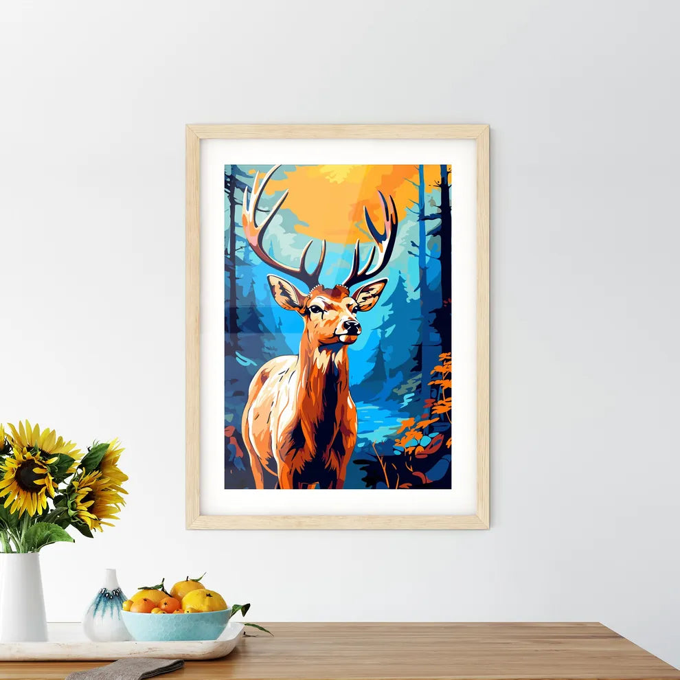 Beautiful Deer  Framed Print