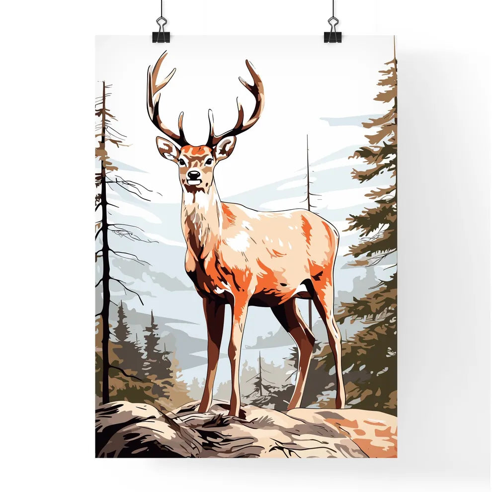 Beautiful Deer  Poster