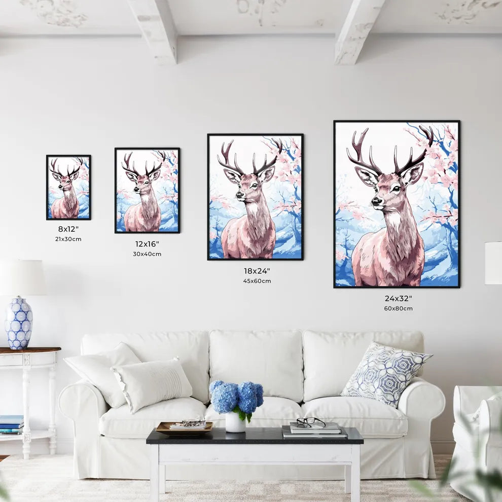 Beautiful Deer  Size Chart