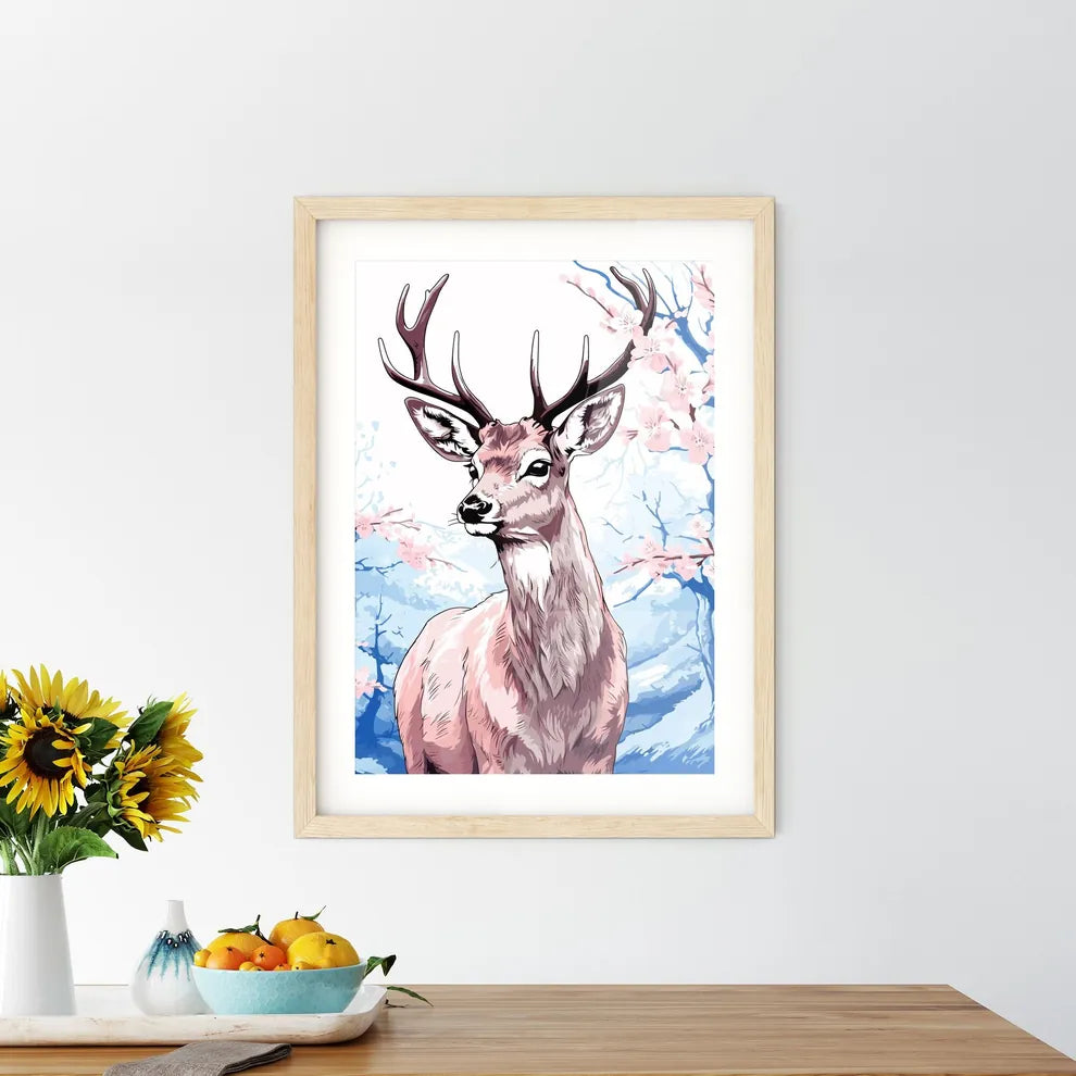 Beautiful Deer  Framed Print