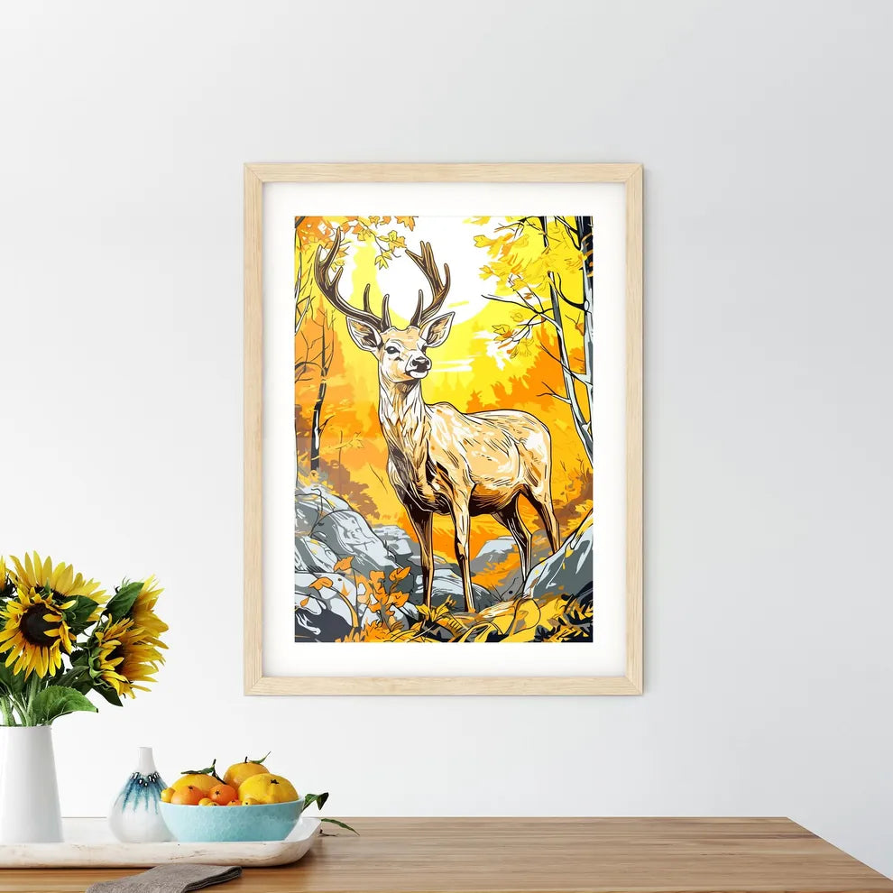 Beautiful Deer  Framed Print
