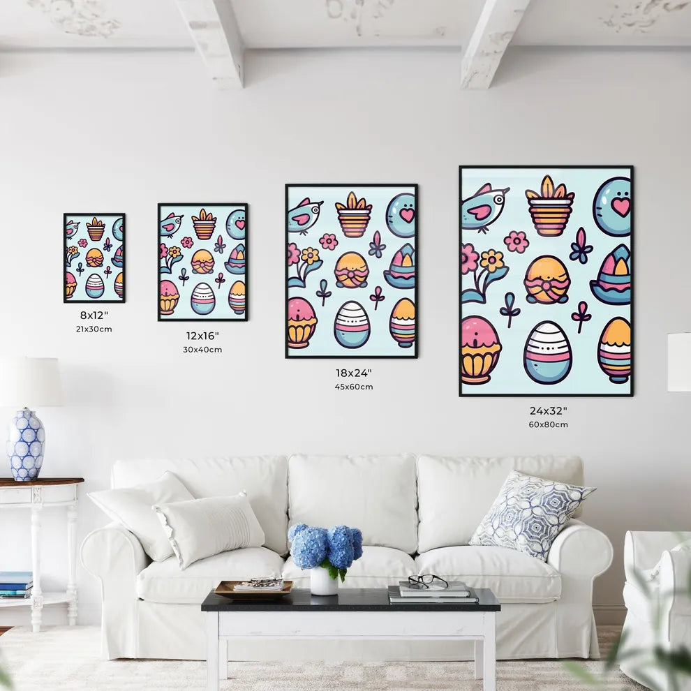 Collection Of Easter Icons And Design Elements  Size Chart