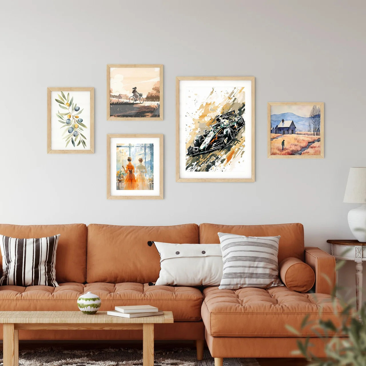 Formula 1 Race Poster - A Painting O Wall Art