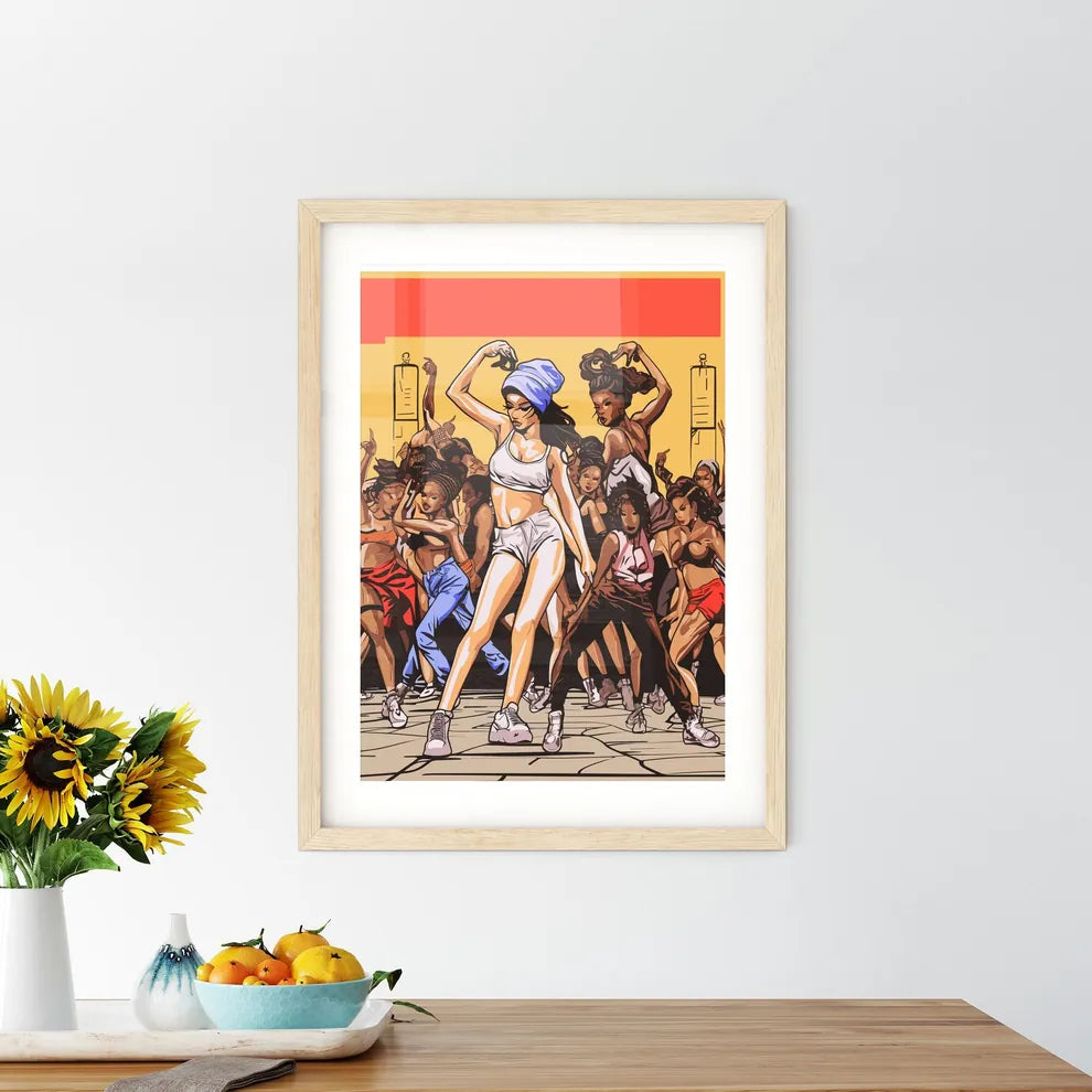 Hip Hop Dance Academy Poster - A Poster Of  Framed Print