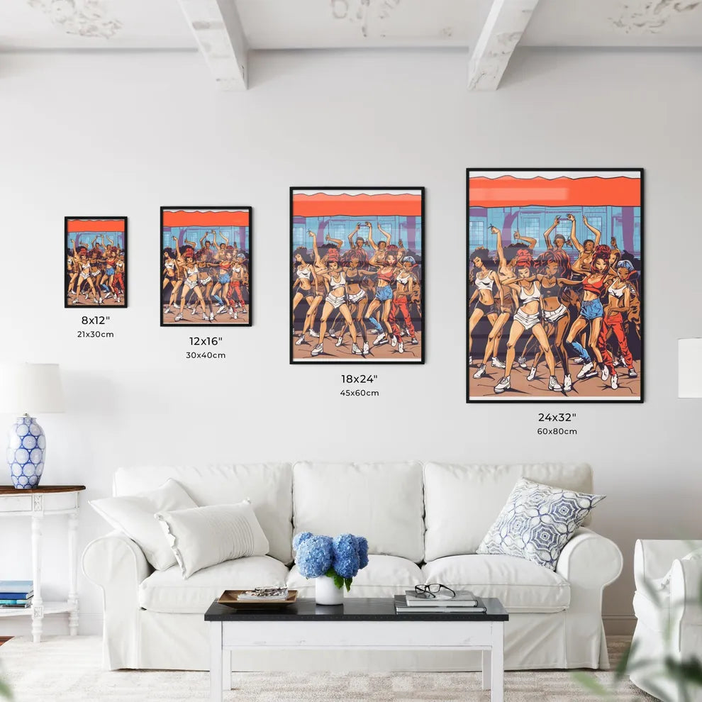 Hip Hop Dance Academy Poster - A Group Of W - Kitchen Hangings