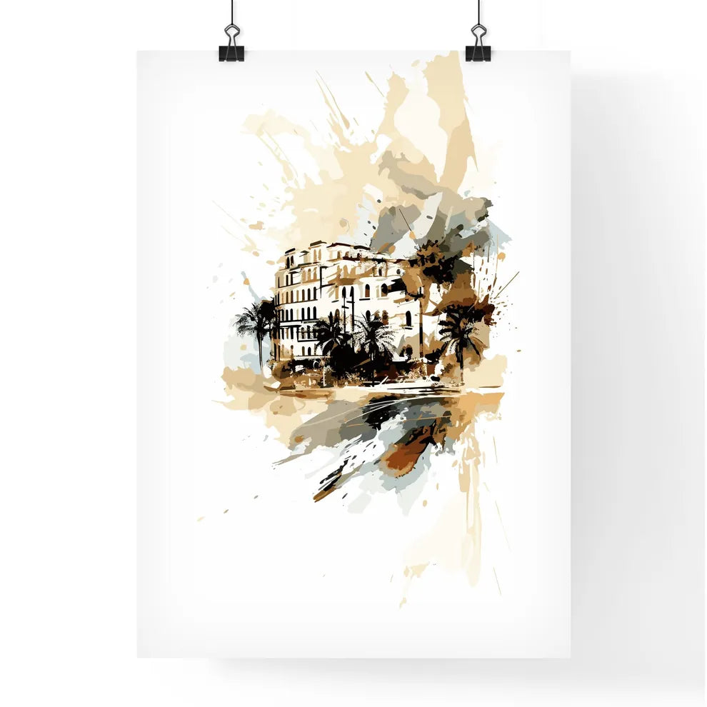 Ibiza Spain Vacation Poster - A Building W Poster