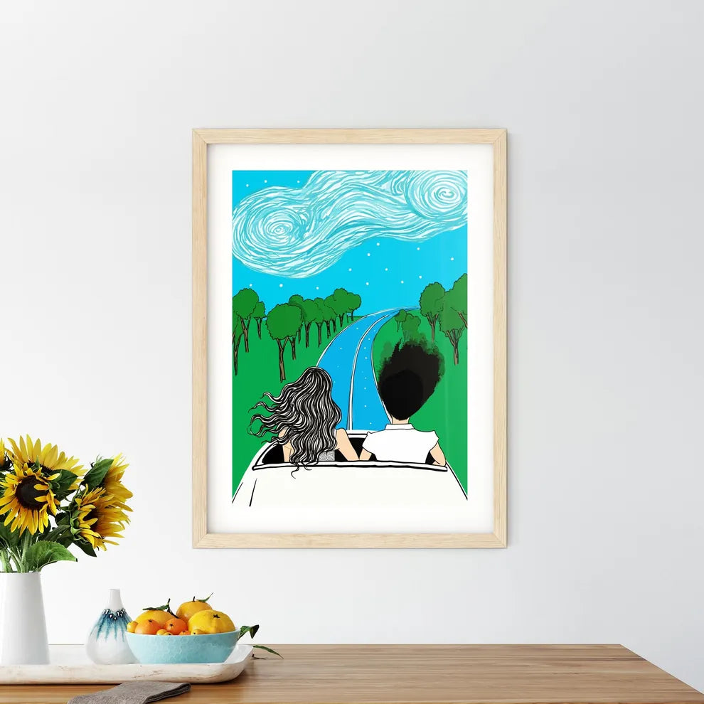Just Married - Newlywed Cou Framed Print