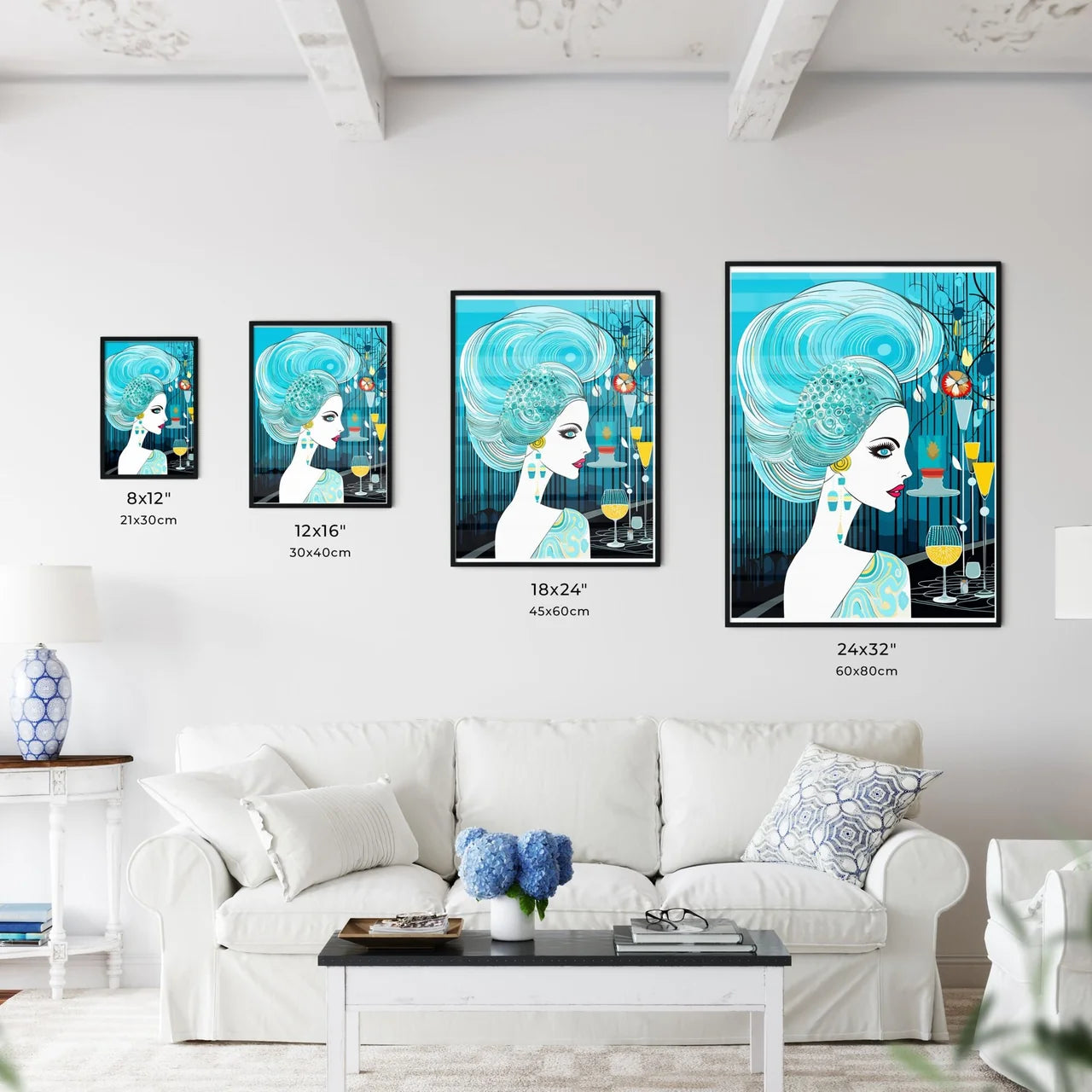 Lifestyle Fashion Illustration In The Disco  - Kitchen Hangings