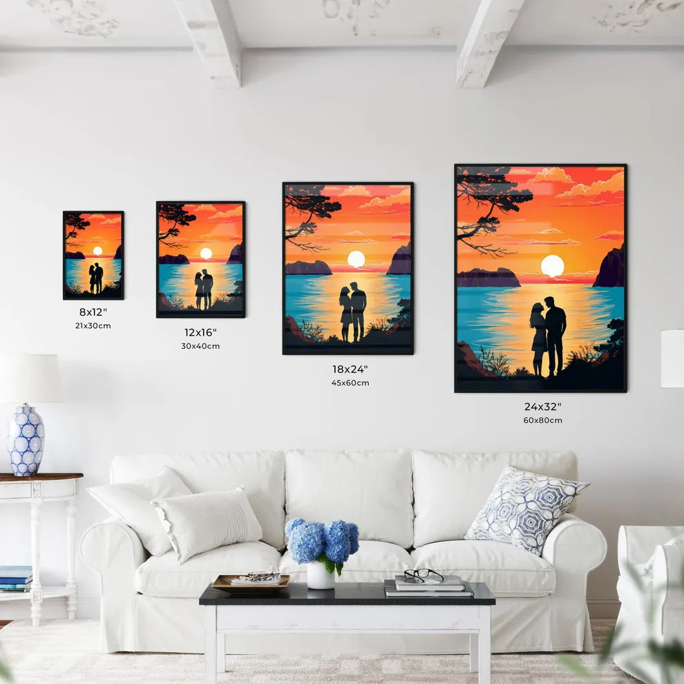 Romantic Couple At Uninhabited Island At Sun - Kitchen Hangings