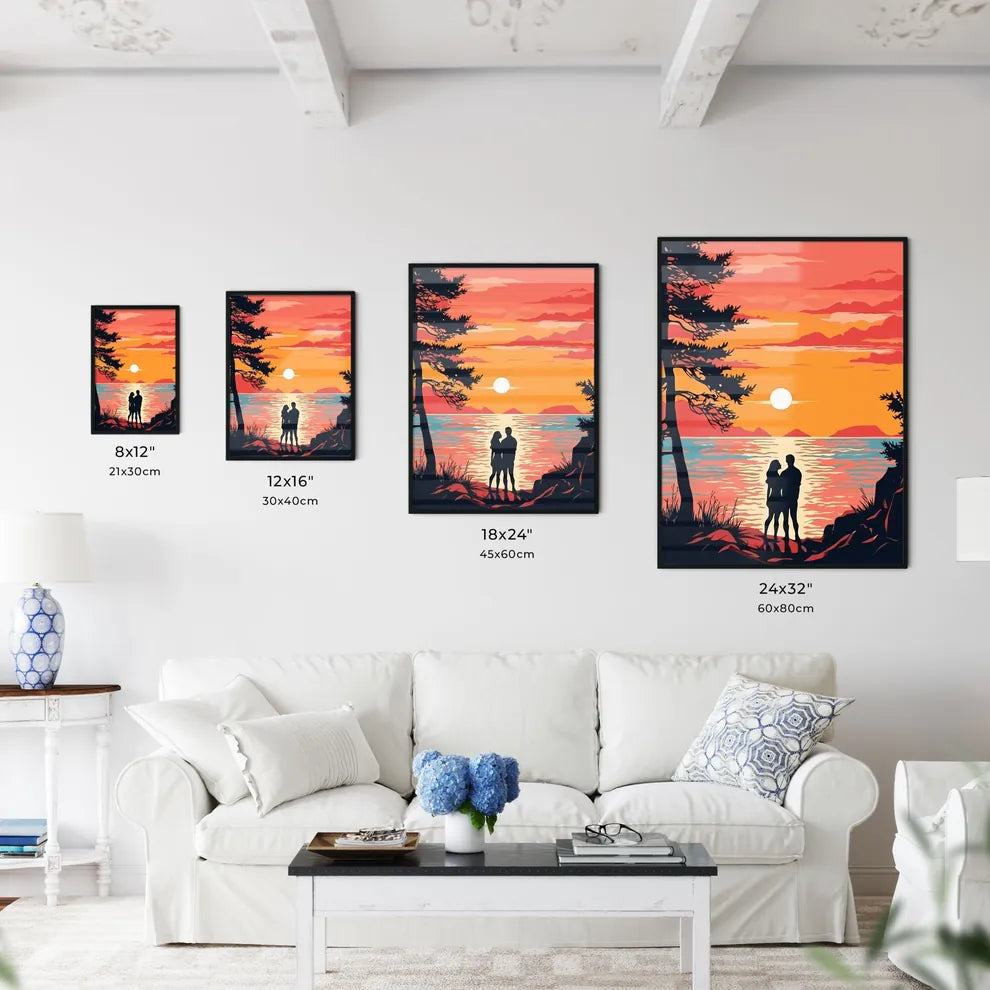 Romantic Couple At Uninhabited Island At Sun - Kitchen Hangings