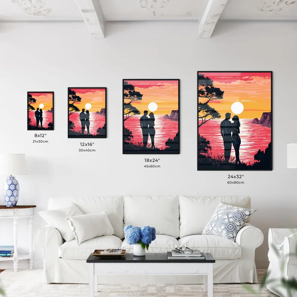 Romantic Couple At Uninhabited Island At Sun - Kitchen Hangings
