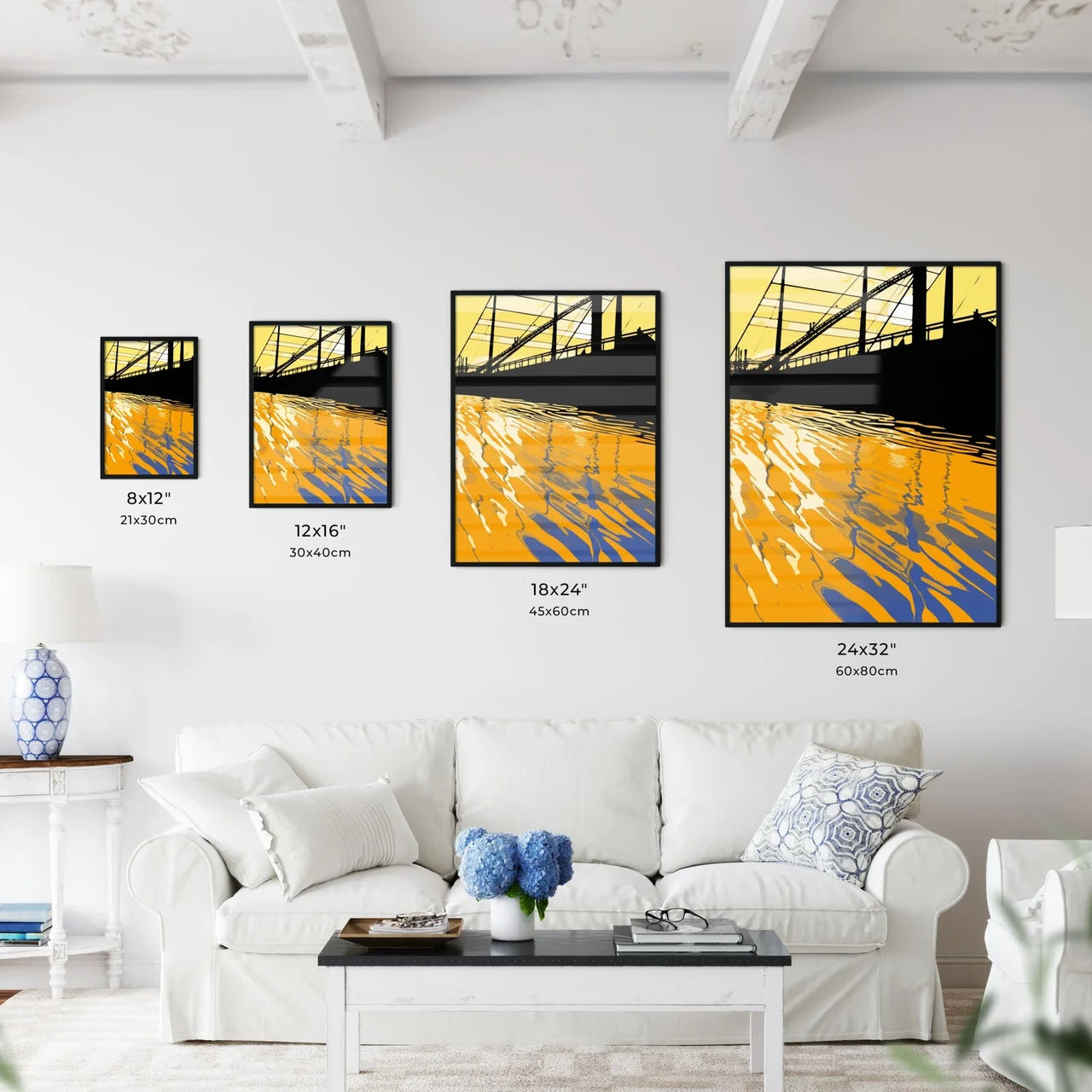 Silhouette Of Santa Monica Pier Reflected -  - Kitchen Hangings