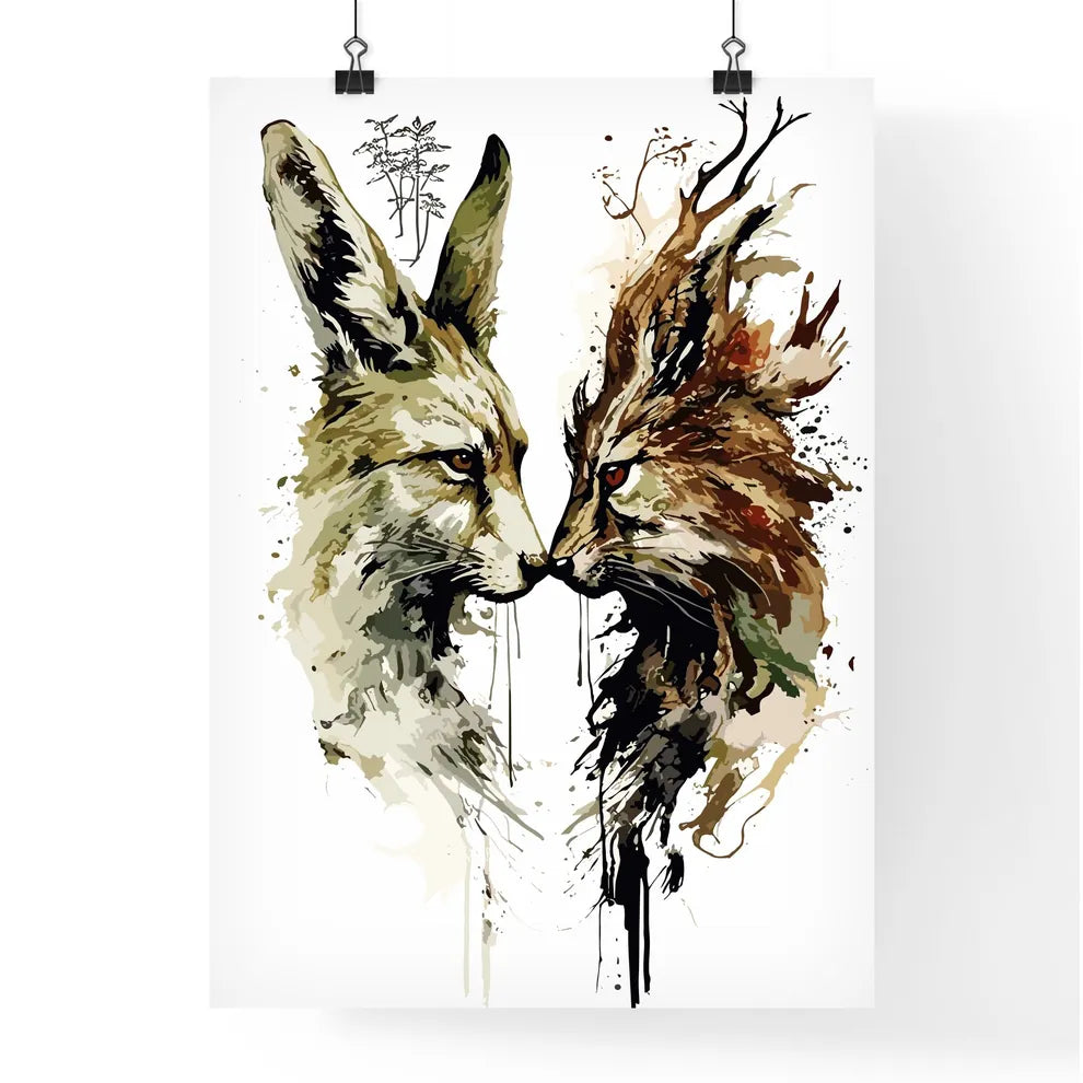 The Fox And The Rabbit Poster  Poster
