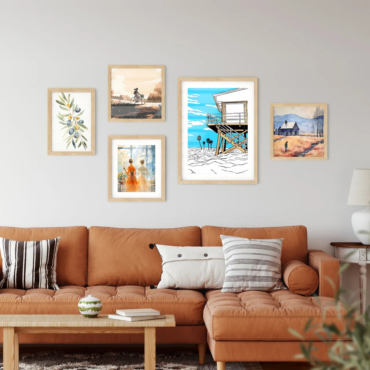 The Lifeguard Tower On Venice Beach Los Angeles Ca - A Beach House With Stairs And Palm Trees Interior Design