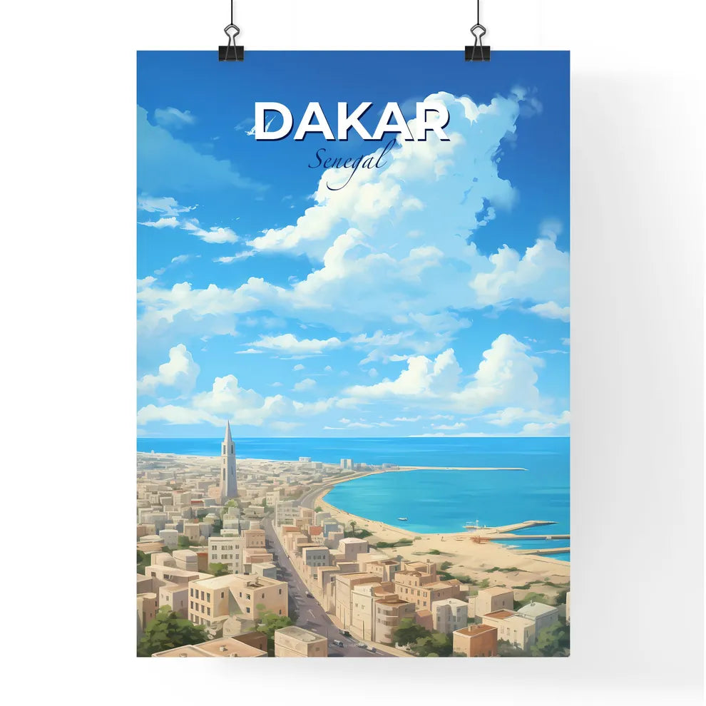 Dakar Senegal Skyline - A City Next To The Water - Customizable Travel Gift Default Title