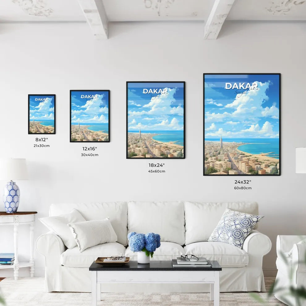 Dakar Senegal Skyline - A City Next To The Water - Customizable Travel Gift Default Title