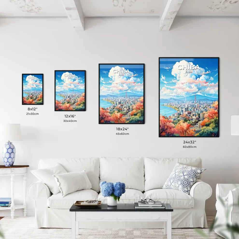 Chiba Japan Skyline - A City By The Water - Customizable Travel Gift Default Title