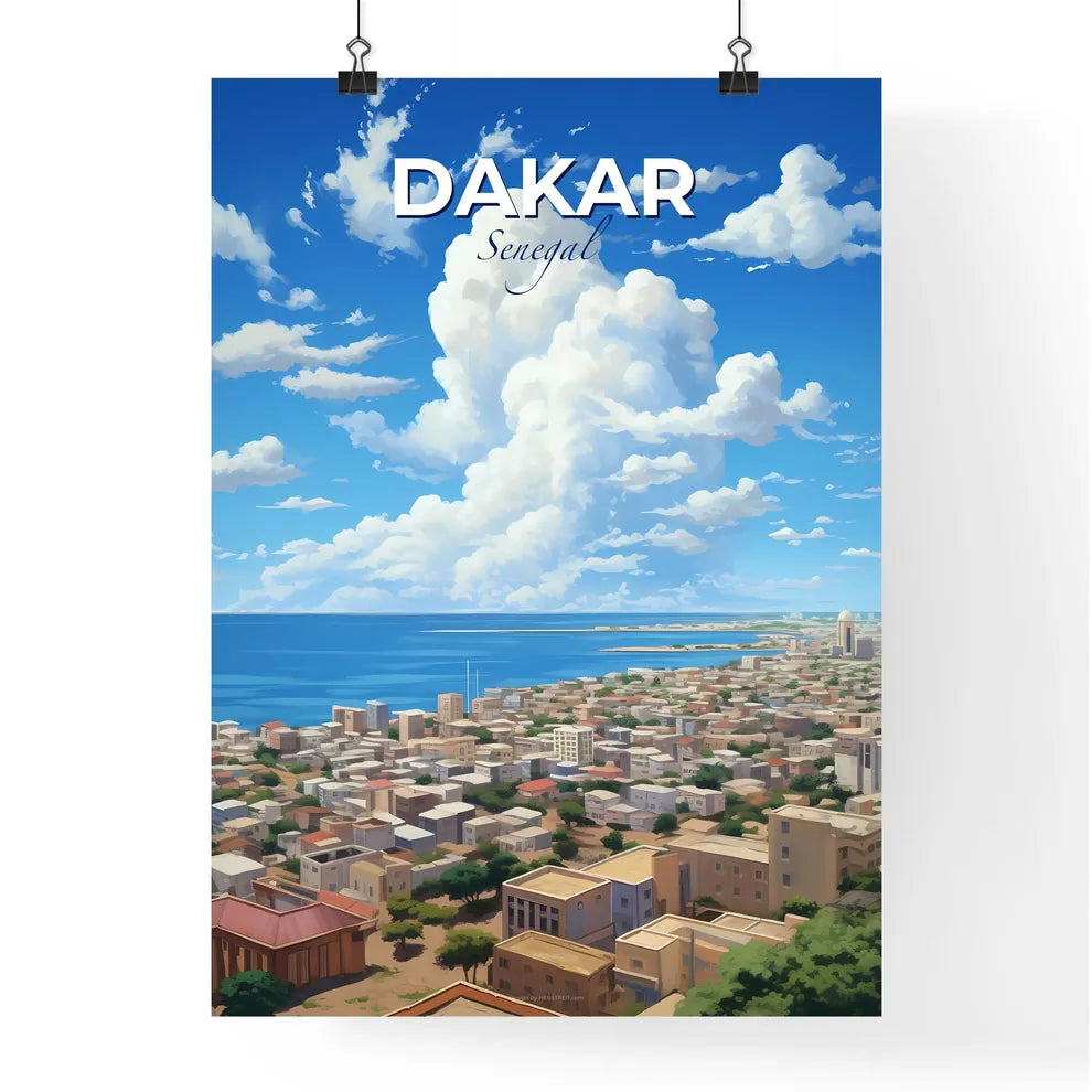 Dakar Senegal Skyline - A Large City By The Water - Customizable Travel Gift Default Title