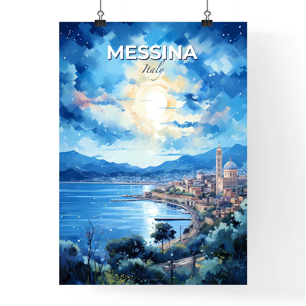 Messina Italy Skyline - A City By The Water - Customizable Travel Gift Default Title