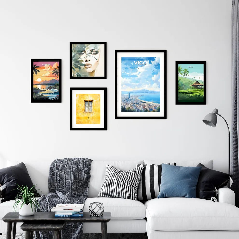 Vigo Spain Skyline - A City By The Water - Customizable Travel Gift Default Title