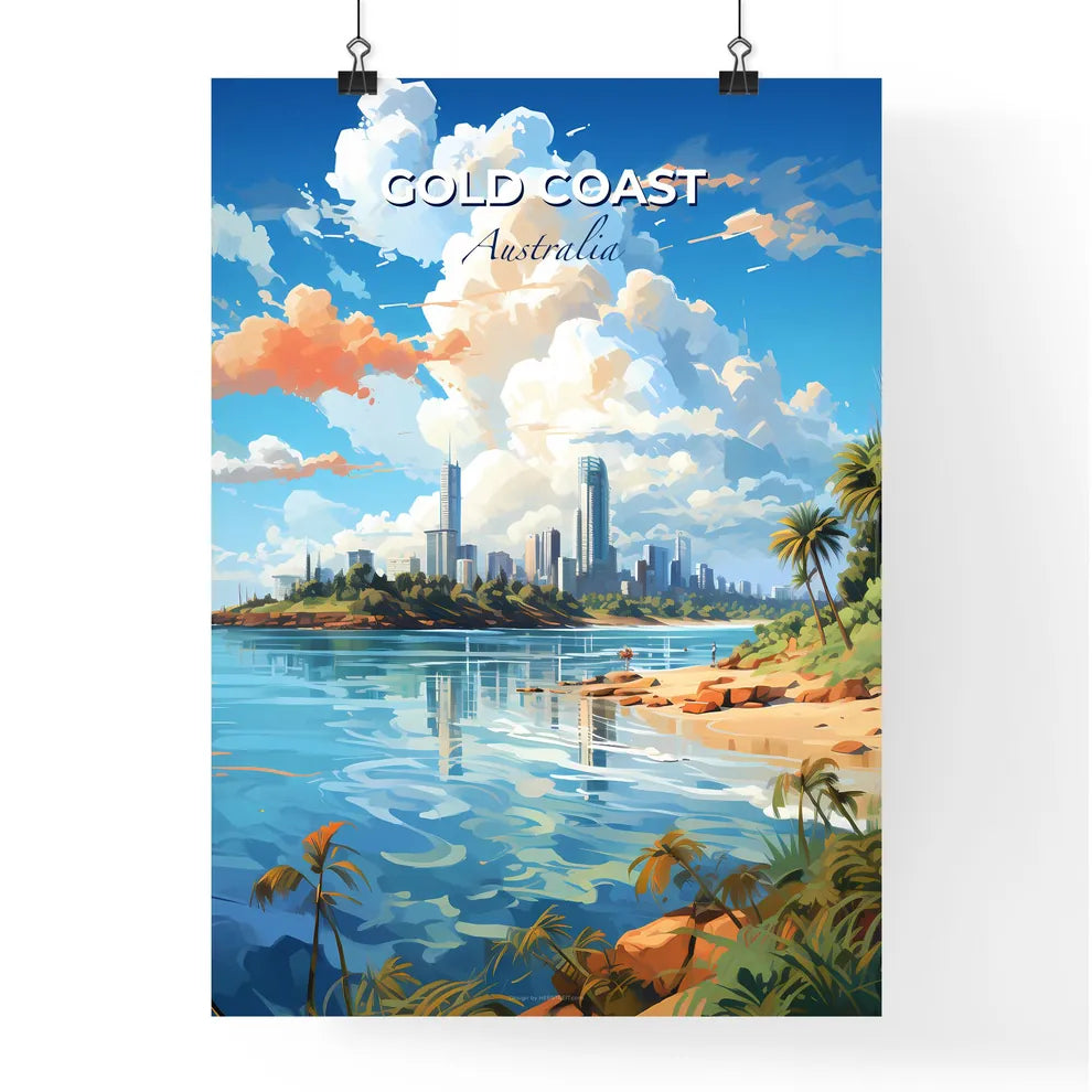 Gold Coast Tweed Heads Australia Skyline - A City On A Beach - Customizable Travel Gift Default Title