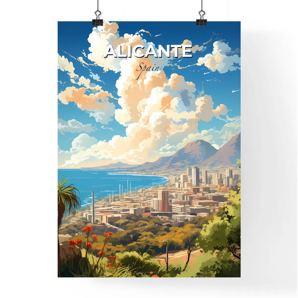 Alicante Spain Skyline - A City By The Water - Customizable Travel Gift Default Title