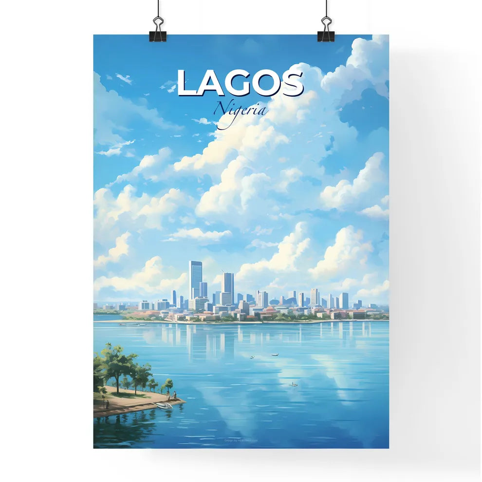 Lagos Nigeria Skyline - A City By The Water - Customizable Travel Gift Default Title