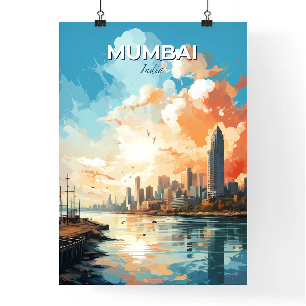 Mumbai India Skyline - A City By The Water - Customizable Travel Gift Default Title