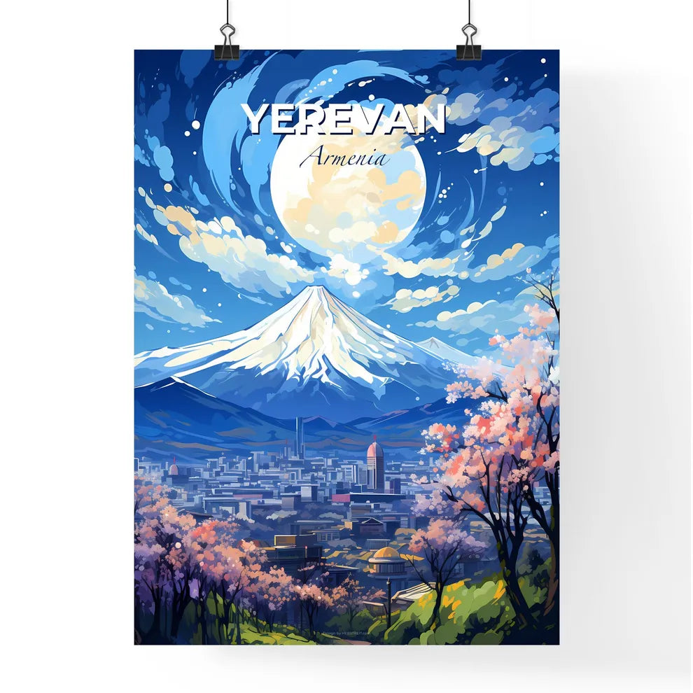 Yerevan Armenia Skyline - A Mountain In The Sky - Customizable Travel Gift Default Title
