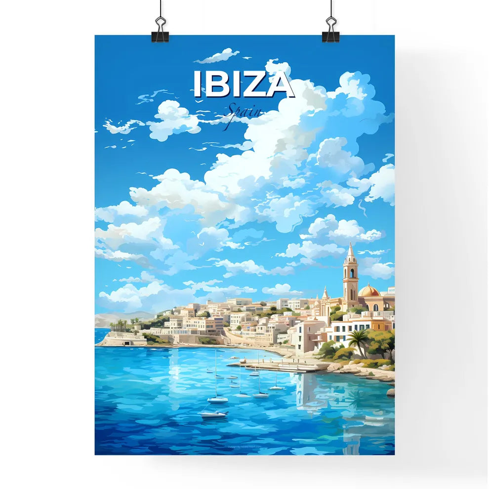 Ibiza Spain Skyline - A City By The Water - Customizable Travel Gift Default Title