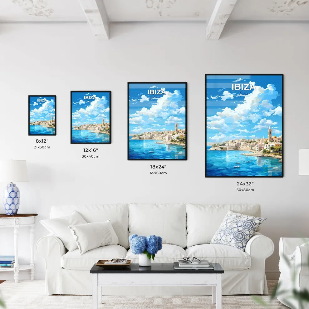 Ibiza Spain Skyline - A City By The Water - Customizable Travel Gift Default Title