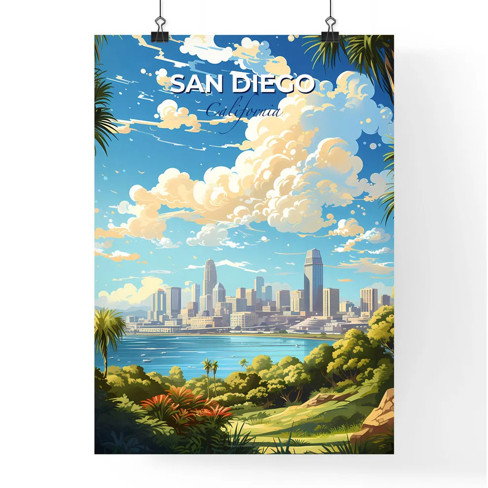 San Diego California Skyline - A City By The Water - Customizable Travel Gift Default Title