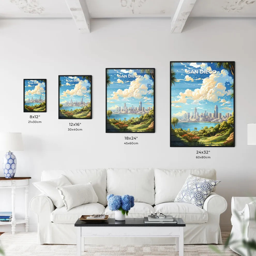 San Diego California Skyline - A City By The Water - Customizable Travel Gift Default Title