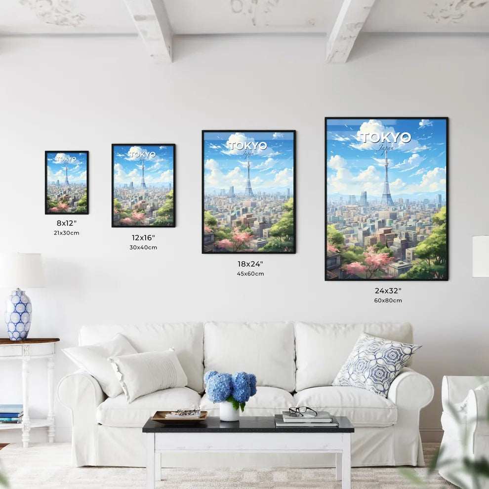 Tokio Skyline - A Tower In A City - Customizable Travel Gift Default Title