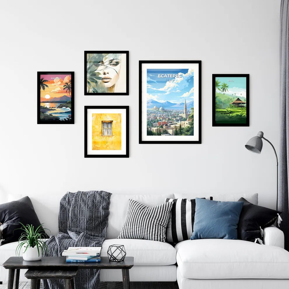 Ecatepec Mexico Skyline - A City With Mountains In The Background - Customizable Travel Gift Default Title