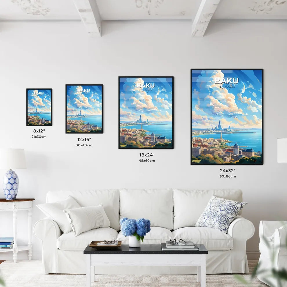 Baku Azerbaijan Skyline - A City By The Wate - Kitchen Hangings