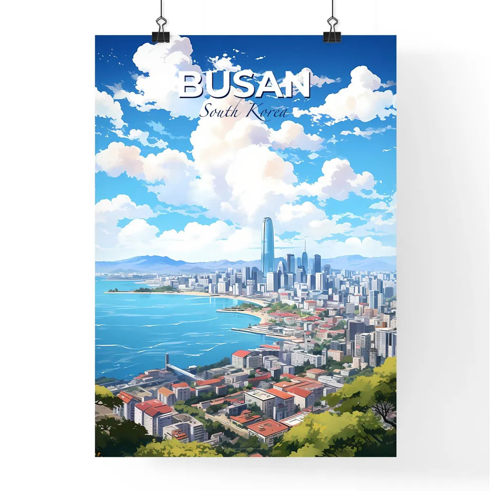 Busan South Korea Skyline - A City By The Water - Customizable Travel Gift Default Title
