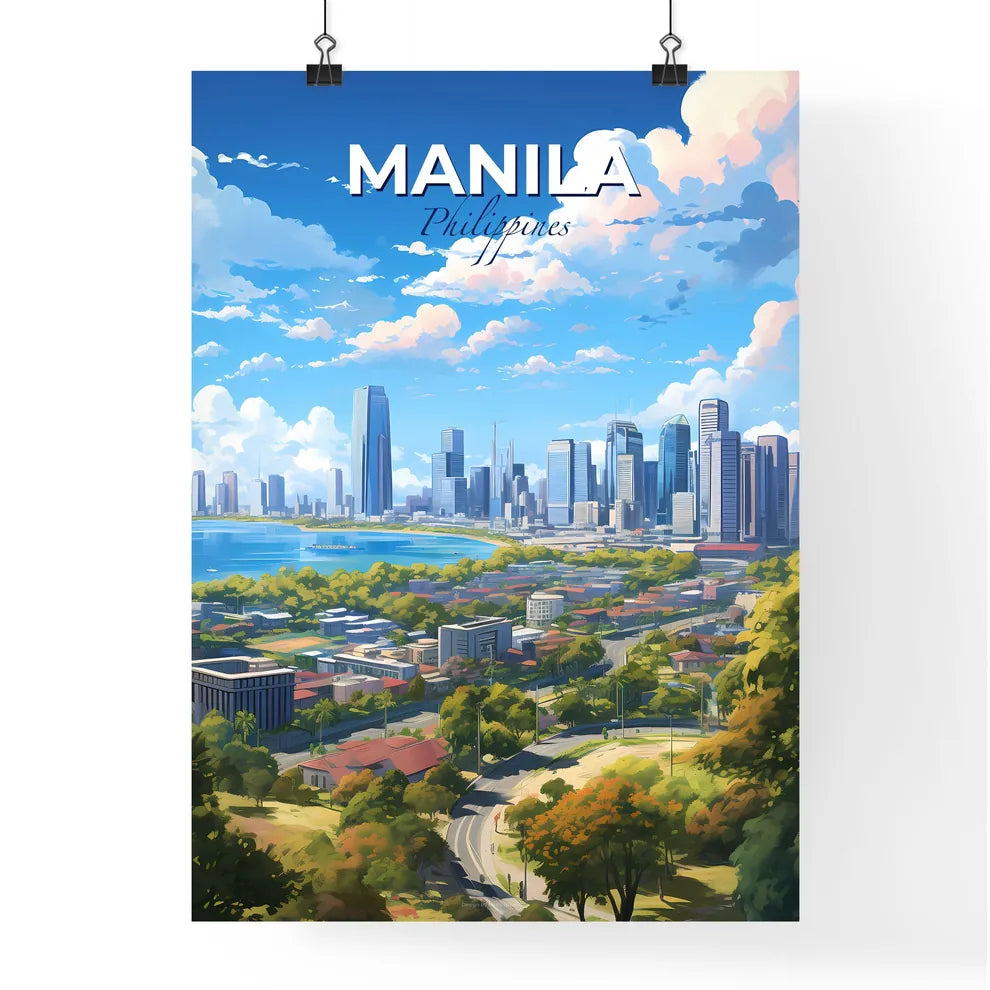 Manila Philippines Skyline - A City By The Water - Customizable Travel Gift Default Title