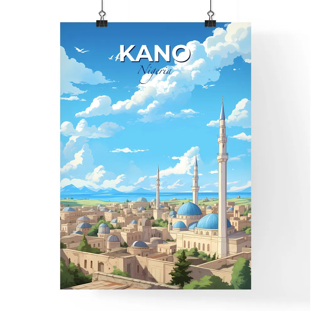 Kano Nigeria Skyline - A City With Towers And Towers - Customizable Travel Gift Default Title