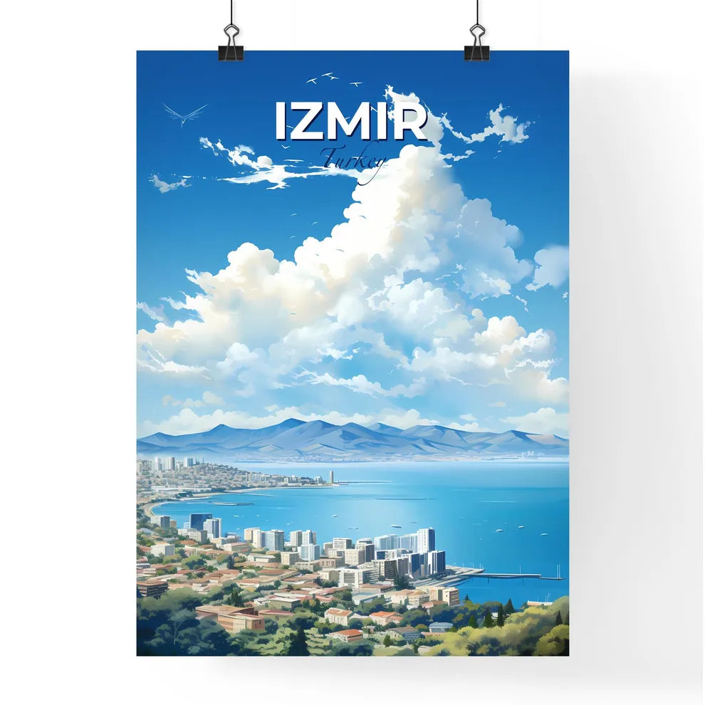 Izmir Turkey Skyline - A City Next To The Water - Customizable Travel Gift Default Title