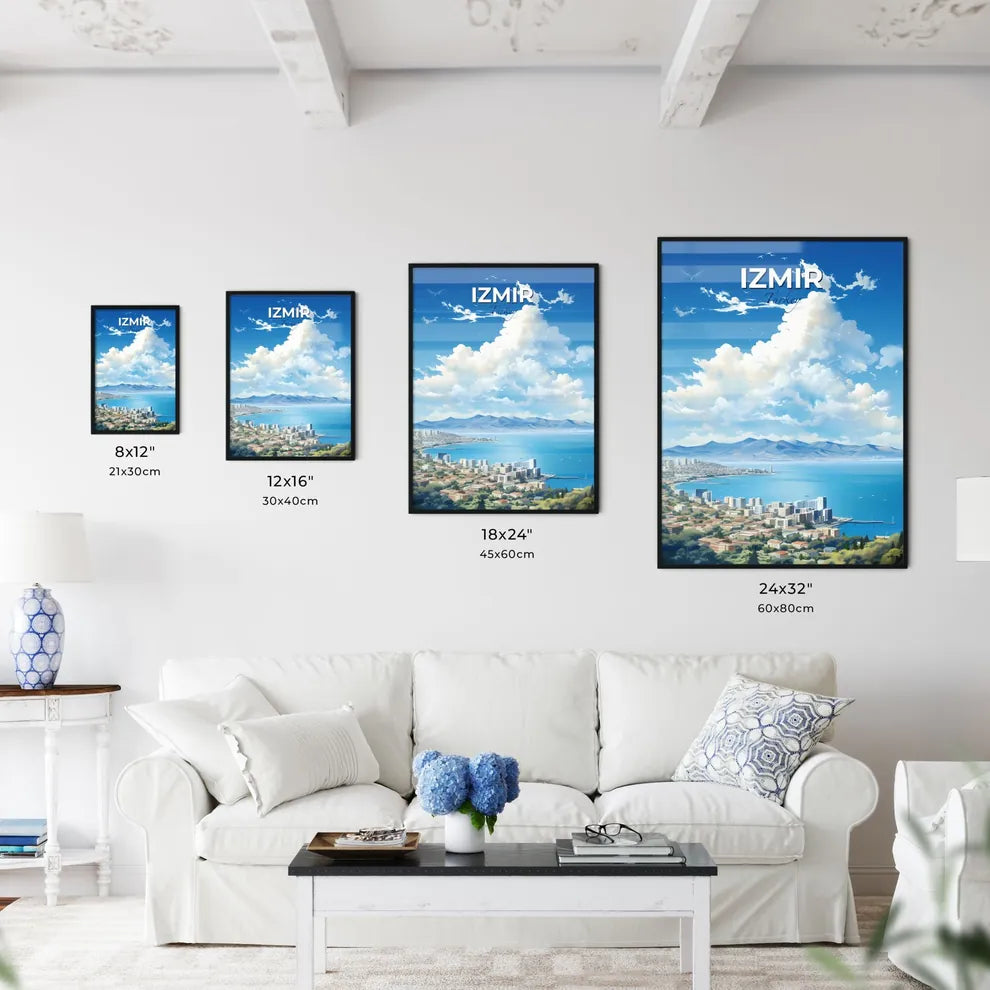 Izmir Turkey Skyline - A City Next To The Water - Customizable Travel Gift Default Title