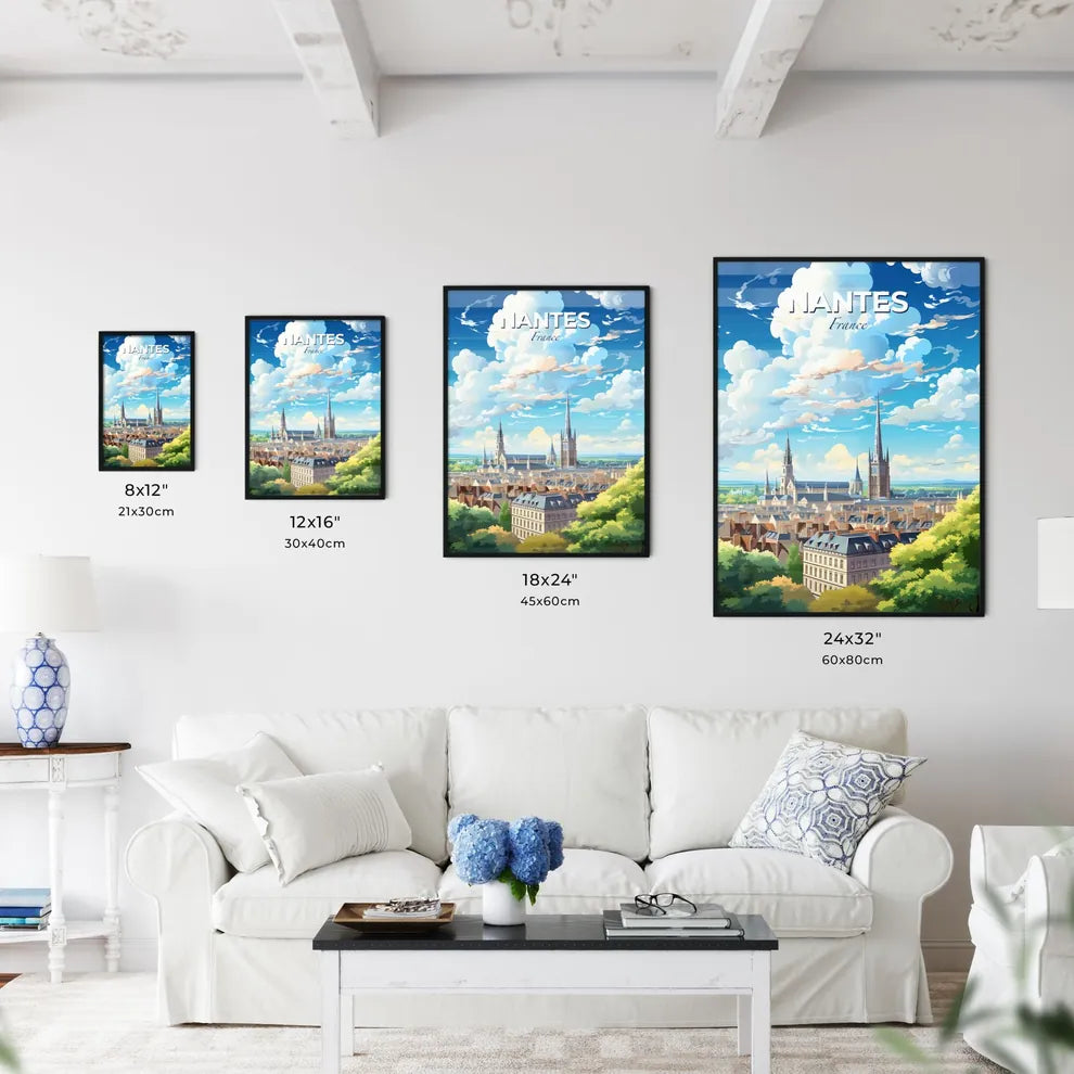 Nantes France Skyline - A City With A Tall T - Kitchen Hangings