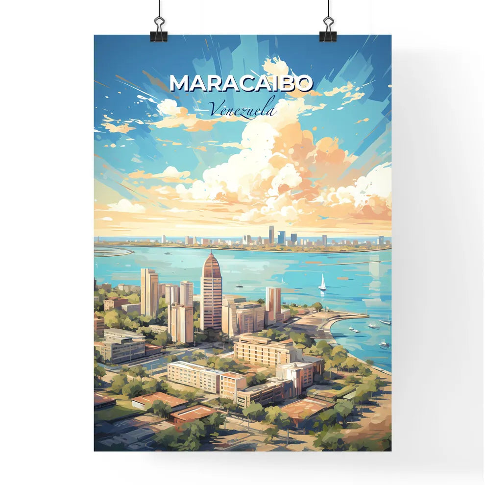 Maracaibo Venezuela Skyline - A City By The Water - Customizable Travel Gift Default Title