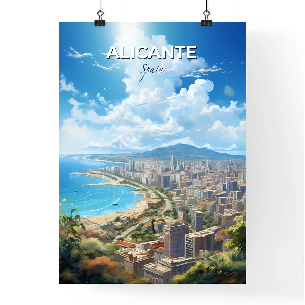 Alicante Spain Skyline - A City By The Water - Customizable Travel Gift Default Title