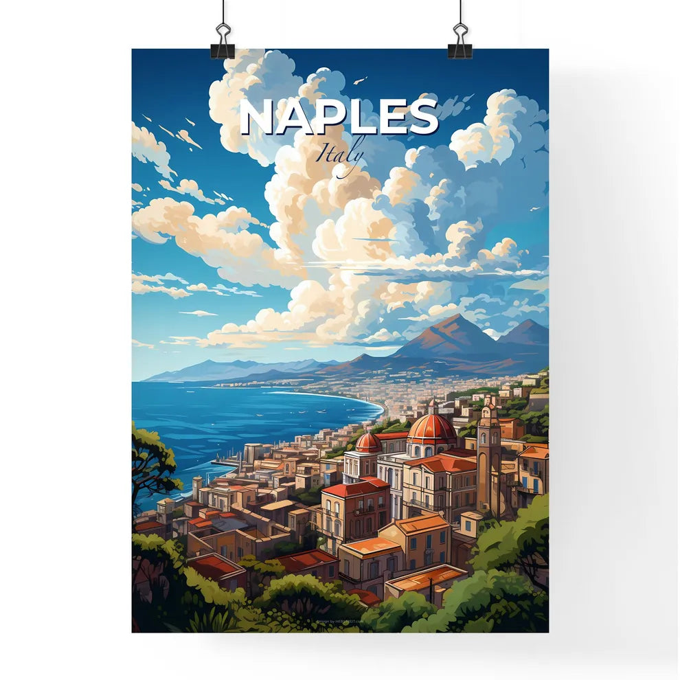 Naples Italy Skyline - A City By The Water - Customizable Travel Gift Default Title
