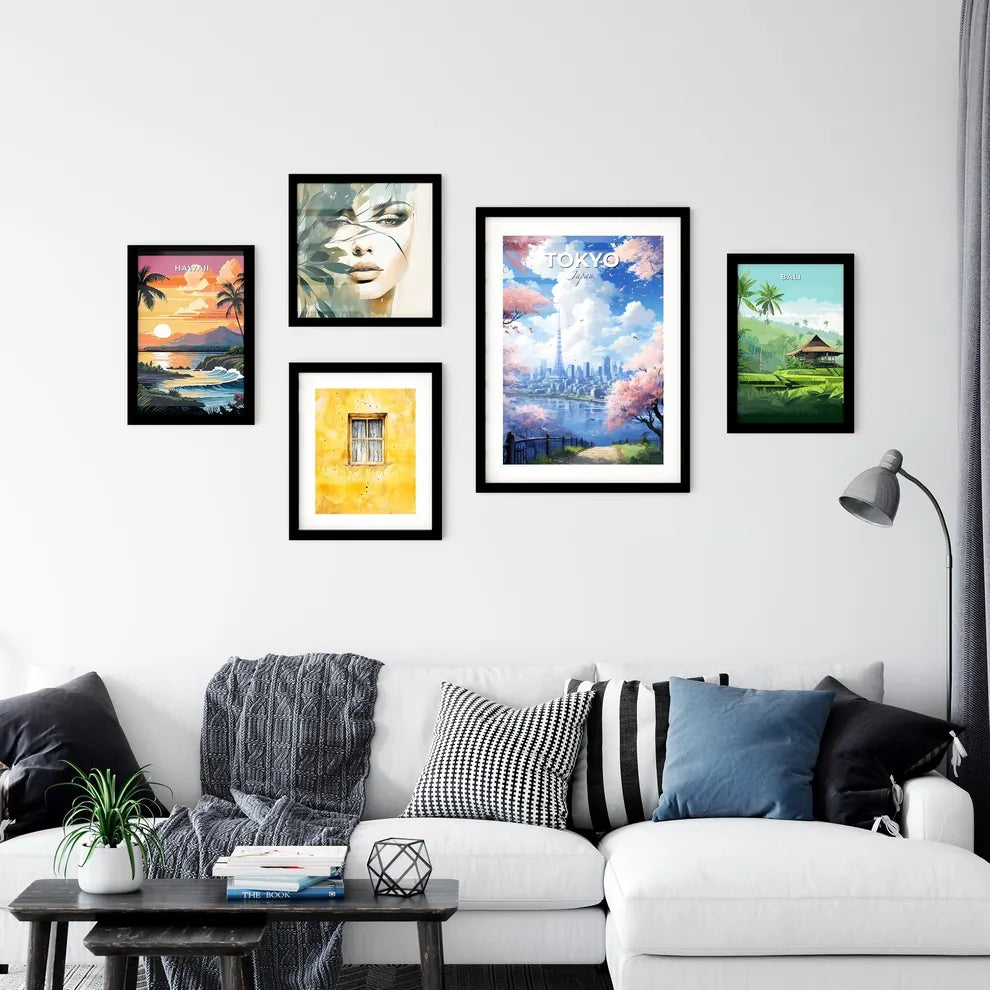 Tokio Skyline - A Cityscape With A River And Trees - Customizable Travel Gift Default Title