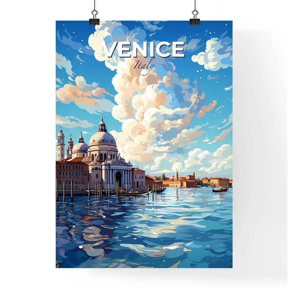Venice Italy Skyline - A Water Next To A Building - Customizable Travel Gift Default Title