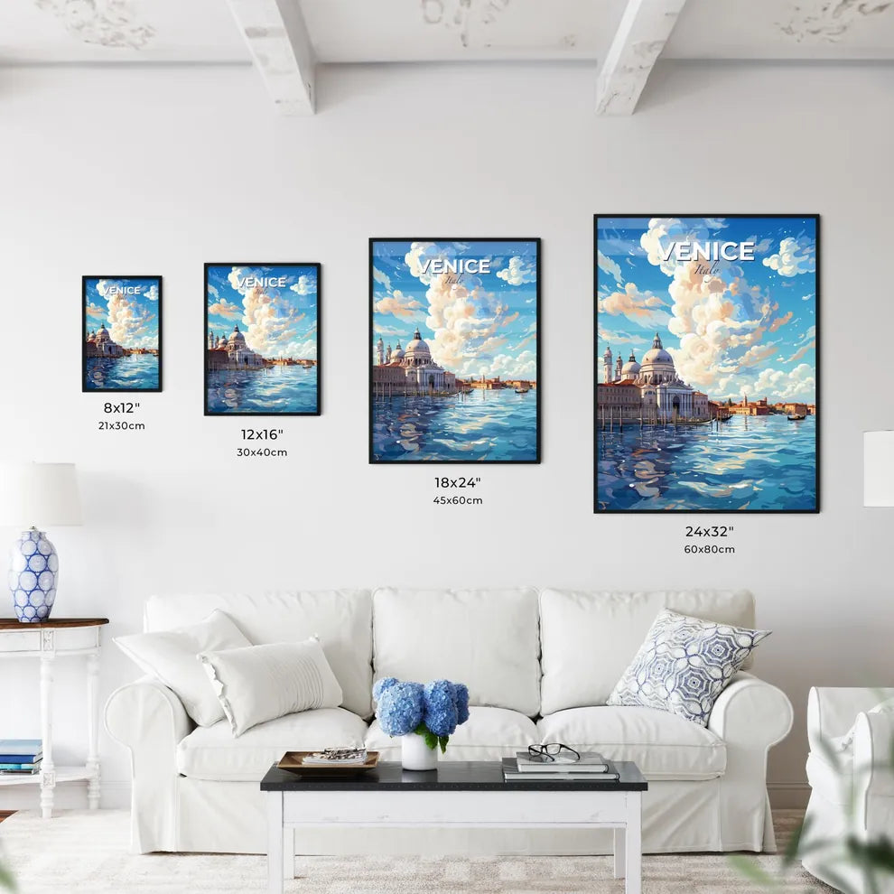 Venice Italy Skyline - A Water Next To A Building - Customizable Travel Gift Default Title