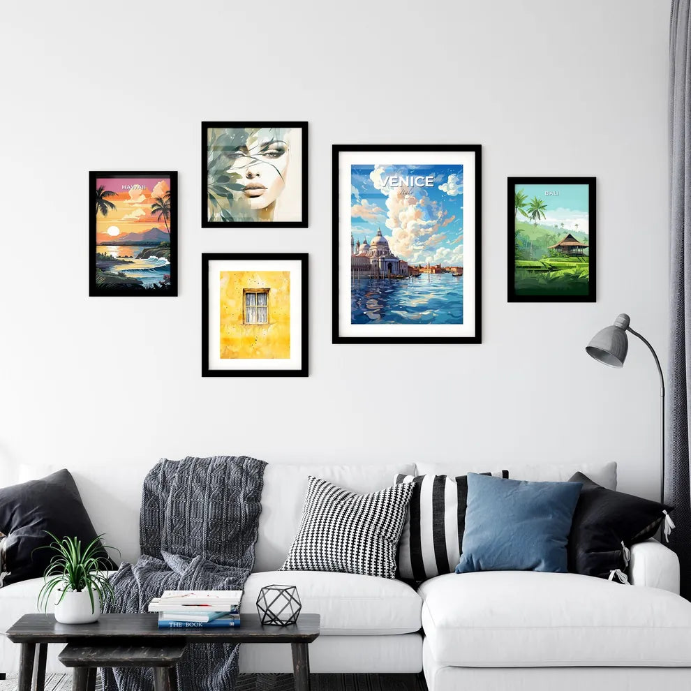 Venice Italy Skyline - A Water Next To A Building - Customizable Travel Gift Default Title